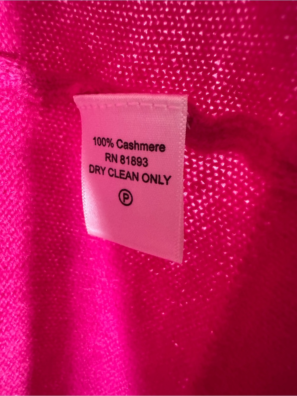 Precious Fibers pink cashmere sweater 1X - Picture 8 of 9